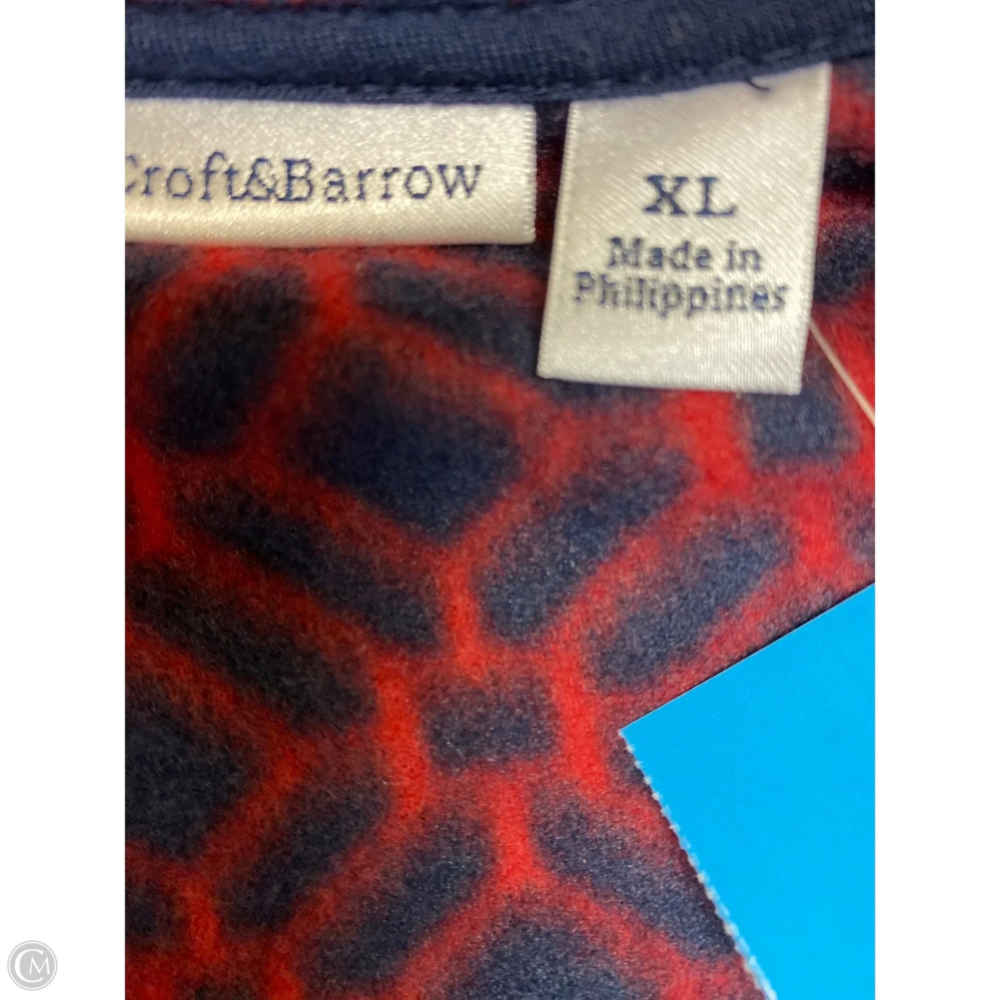 Jacket Fleece By Croft And Barrow In Red, Size: Xl