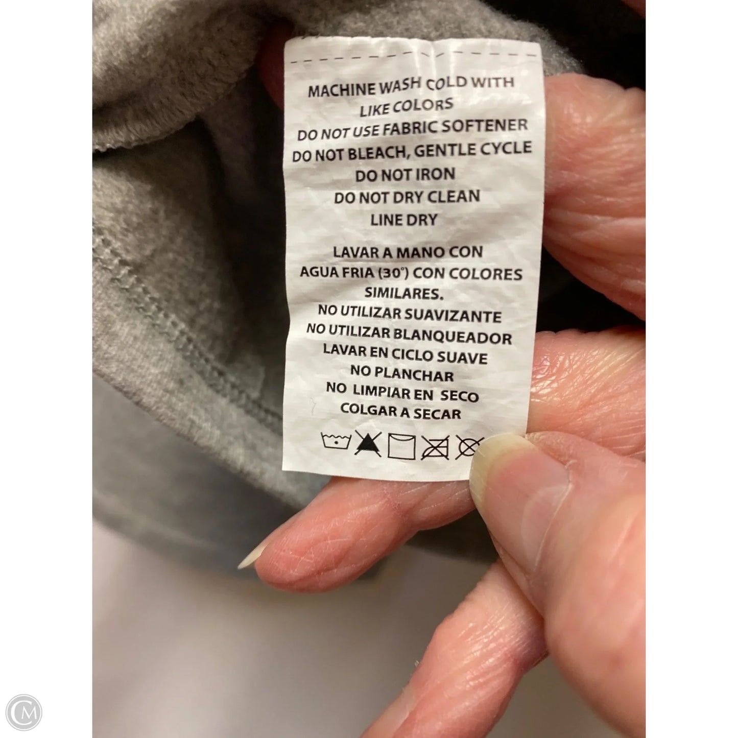 Sweatshirt Crewneck By Bebe In Grey, Size: Xl