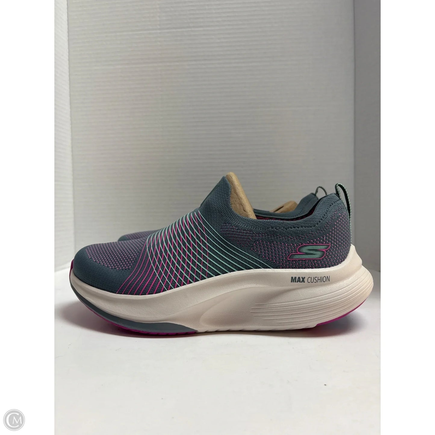 Shoes Athletic By Skechers In Grey, Size: 8