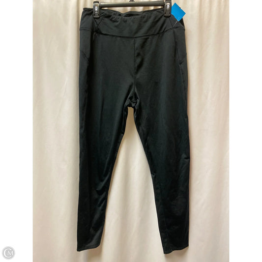 Pants Leggings By Cuddl Duds In Black, Size: L