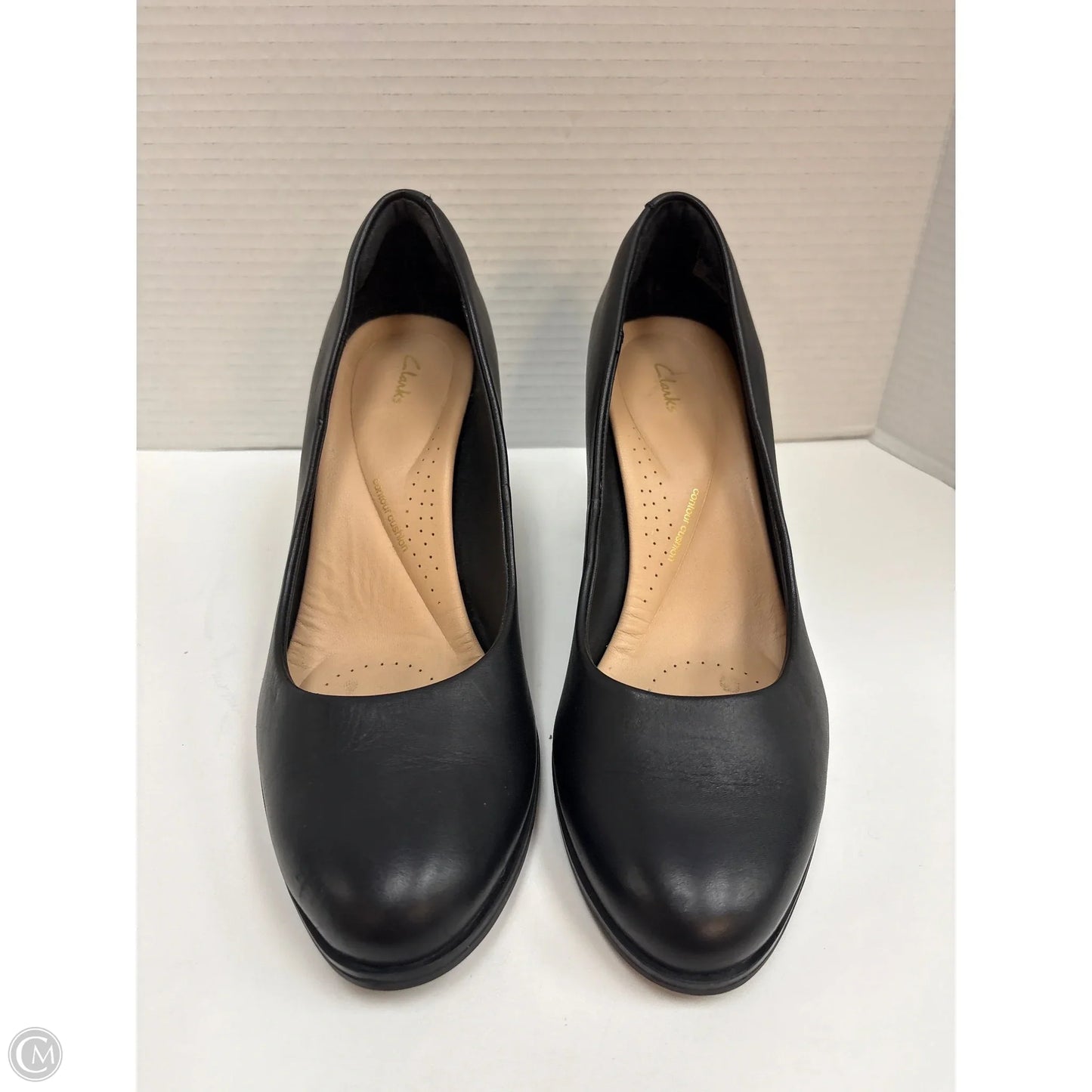 Shoes Heels Block By Clarks In Black, Size: 10