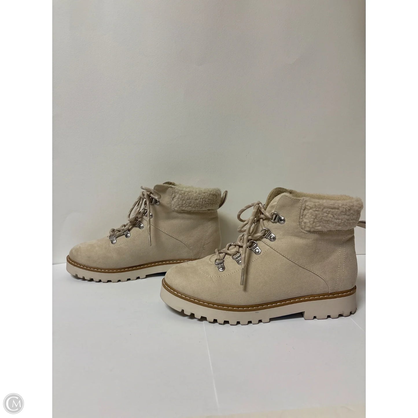 Boots Ankle Flats By Sonoma In Beige, Size: 9