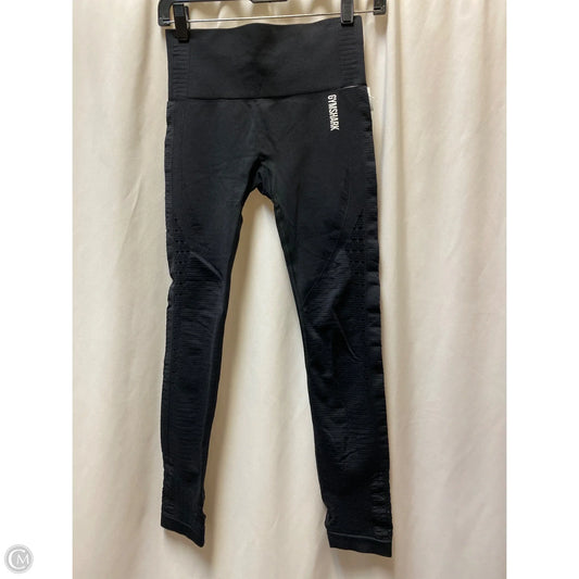 Athletic Leggings By Gym Shark In Black, Size: S