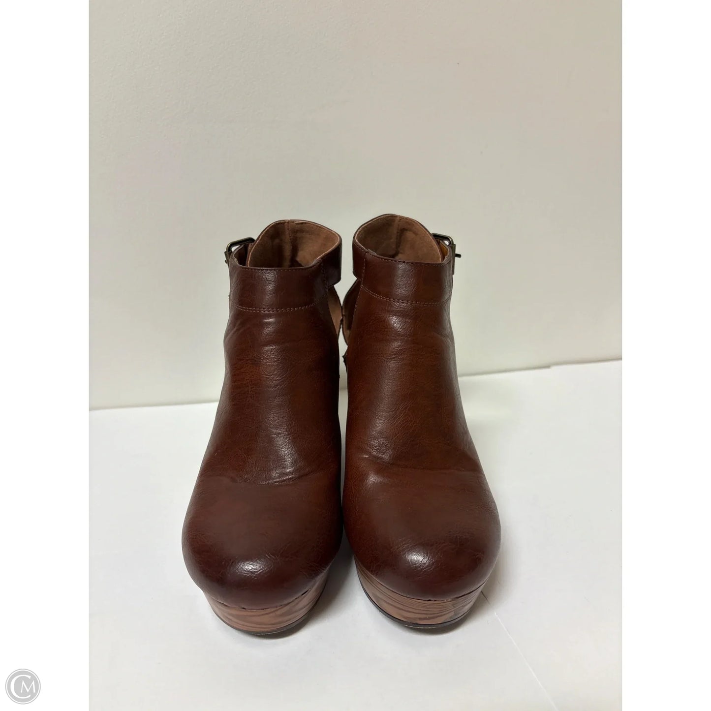 Shoes Heels Block By Pierre Dumas In Brown, Size: 5.5