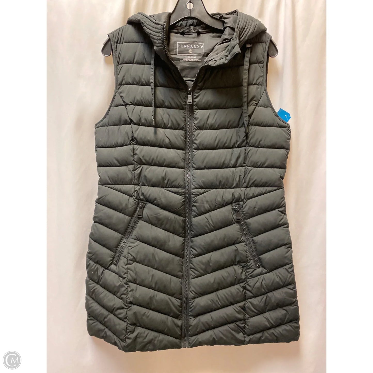 Vest Puffer & Quilted By Bernardo In Black, Size: M