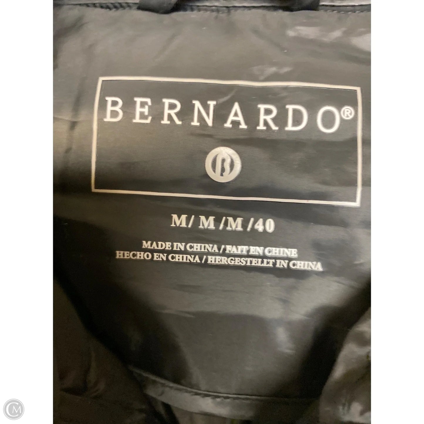 Vest Puffer & Quilted By Bernardo In Black, Size: M