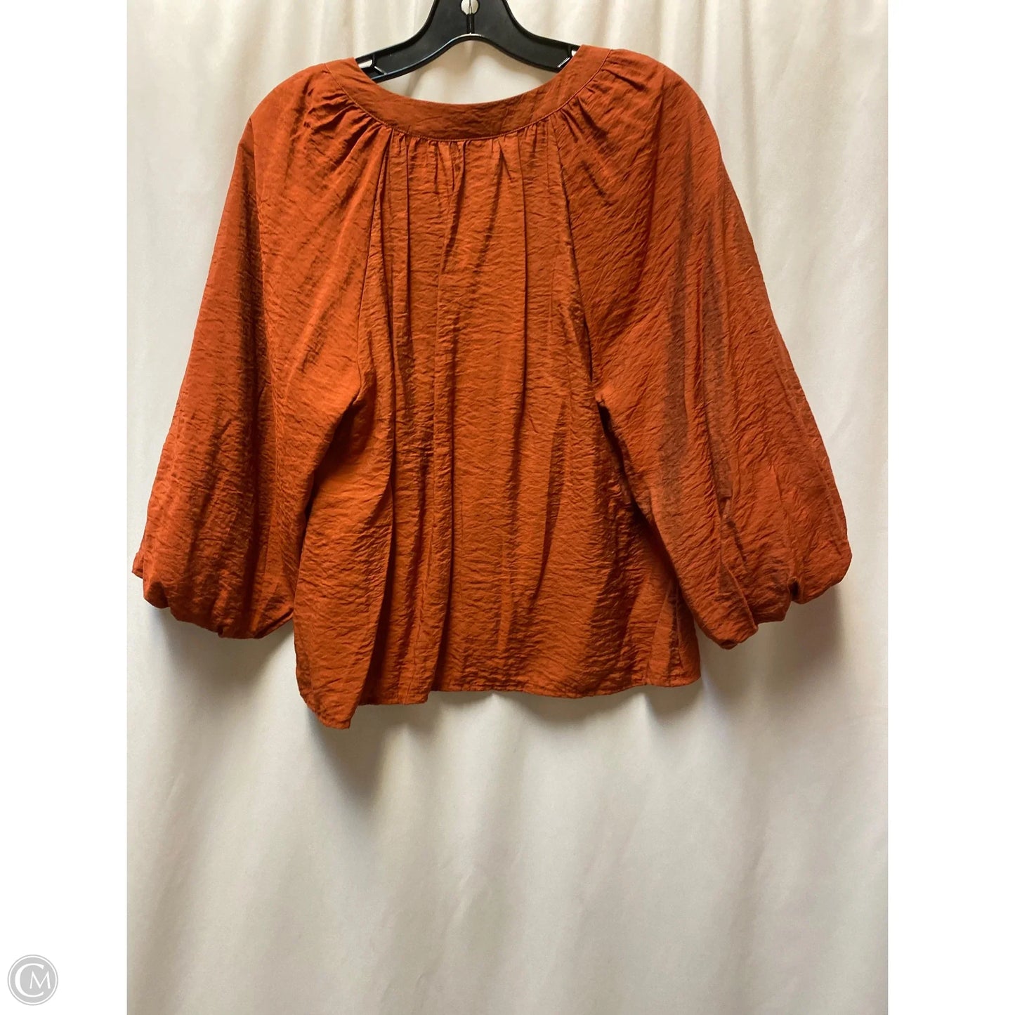 Top 3/4 Sleeve By Sonoma In Copper, Size: M