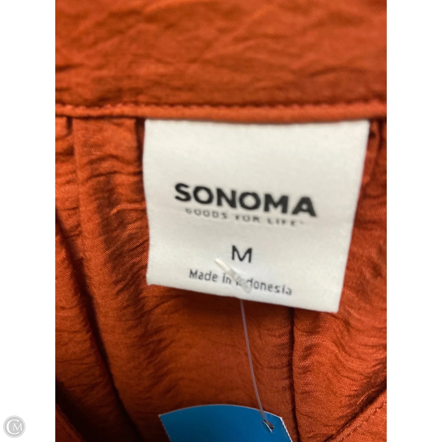 Top 3/4 Sleeve By Sonoma In Copper, Size: M