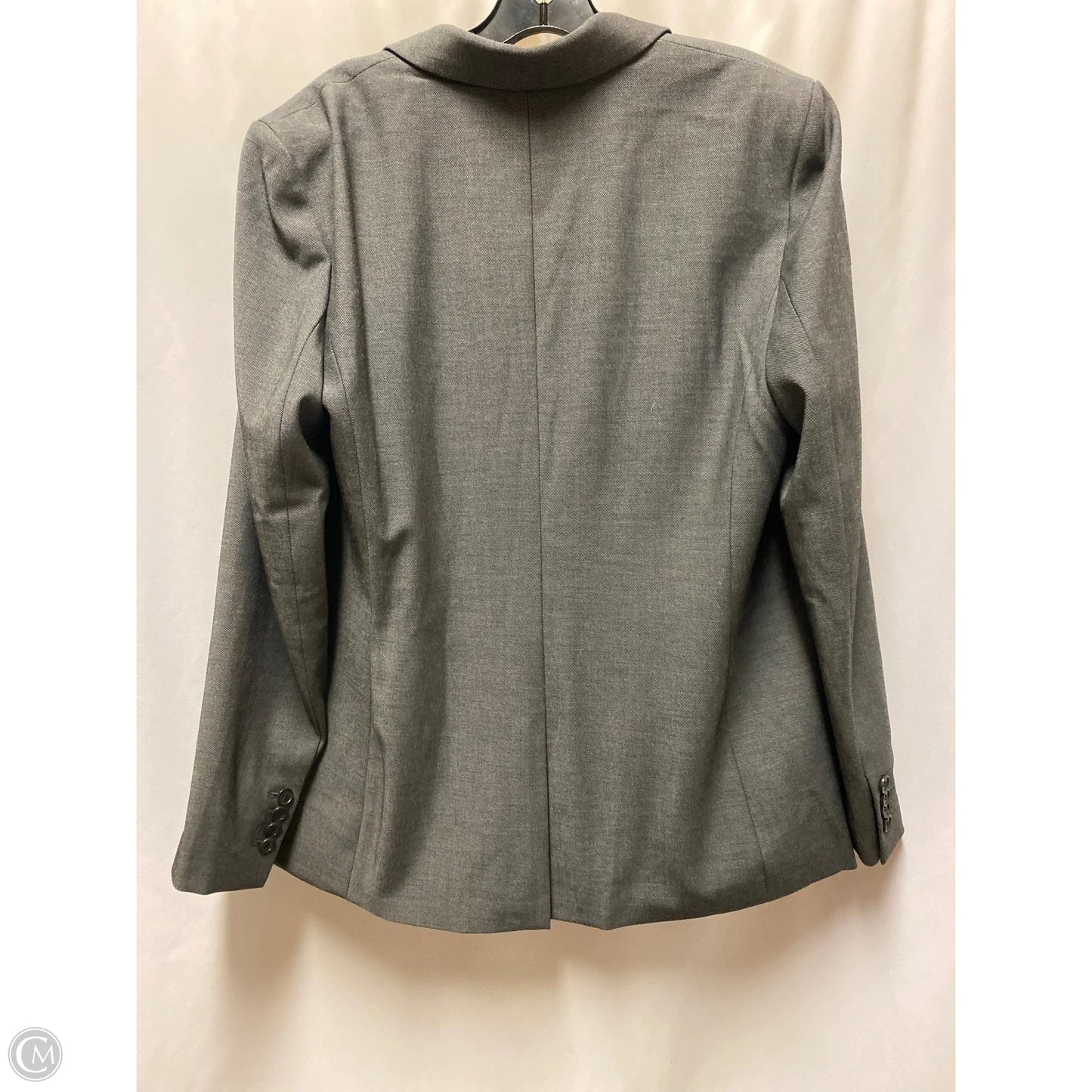 Blazer By Ann Taylor In Grey, Size: L
