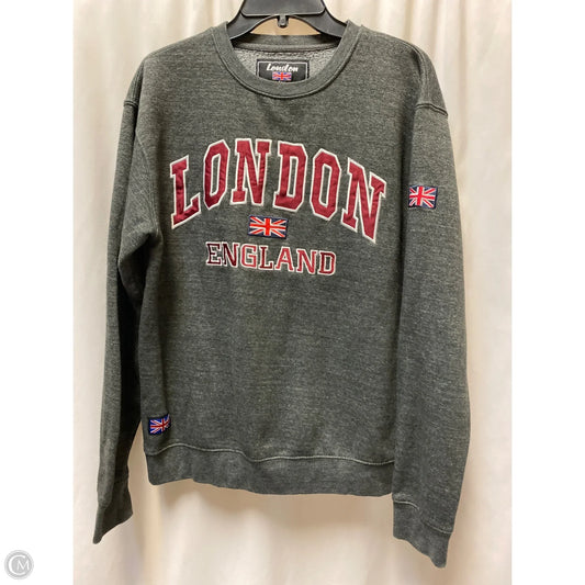 Sweatshirt Crewneck By Clothes Mentor In Black, Size: M