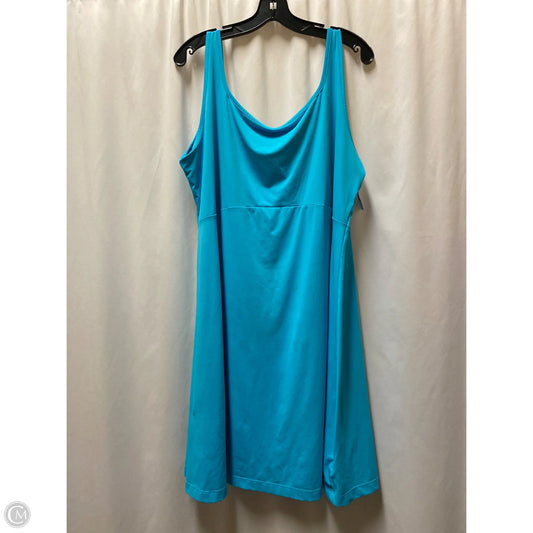 Athletic Dress By Columbia In Teal, Size: 2x
