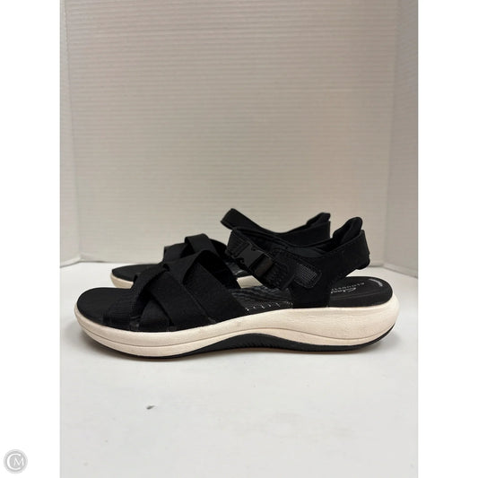 Sandals Flats By Clarks In Black, Size: 7