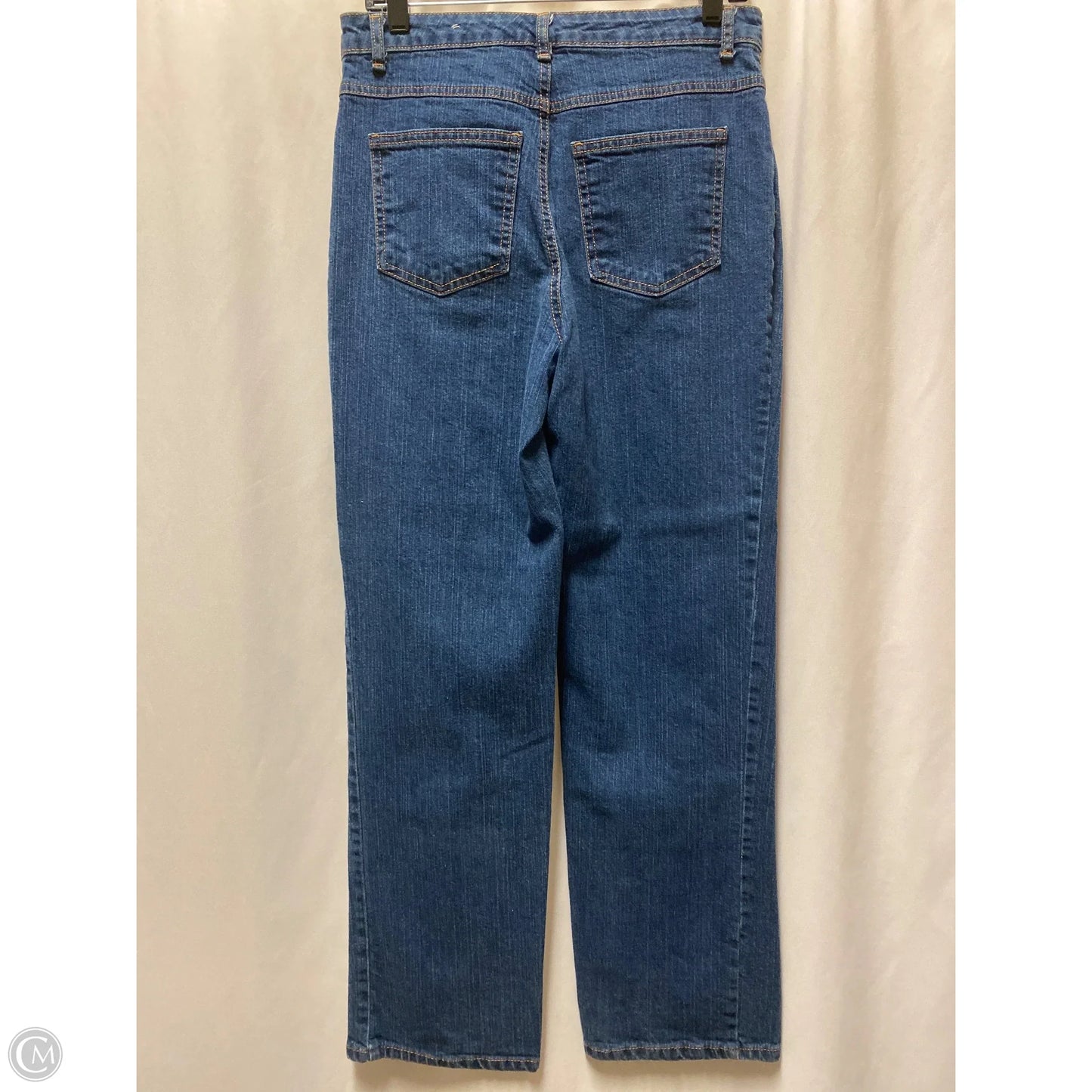 Jeans Straight By Kim Rogers In Blue Denim, Size: 8