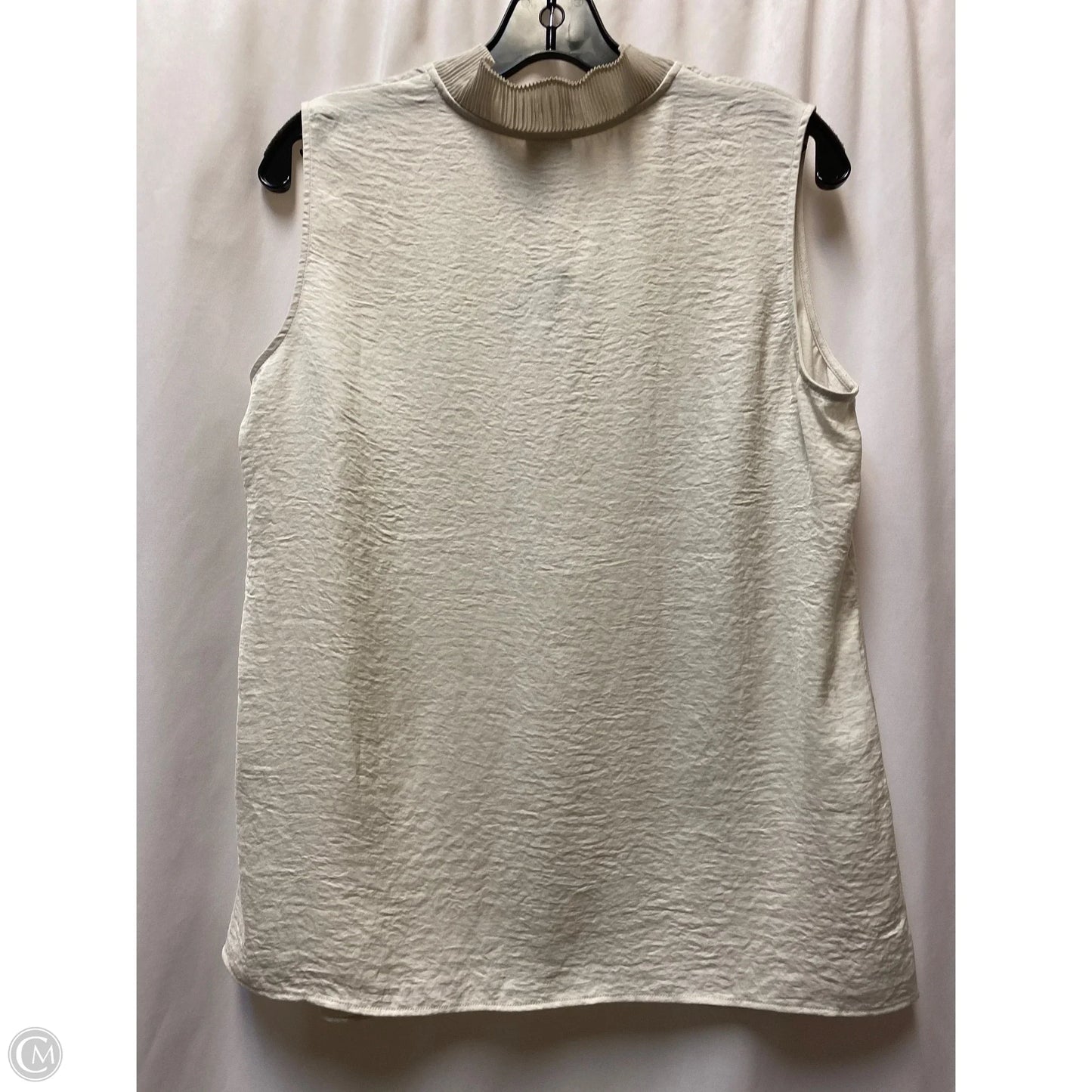 Top Sleeveless By Cabi In Tan, Size: M