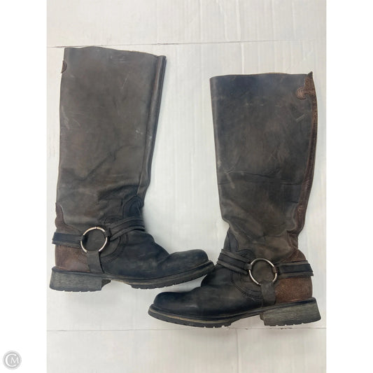 Boots Knee Flats By Steve Madden In Black, Size: 11