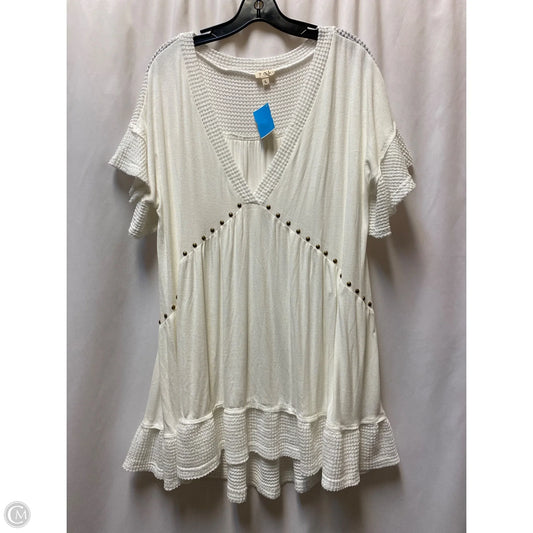Tunic SS By Pol In White, Size: L