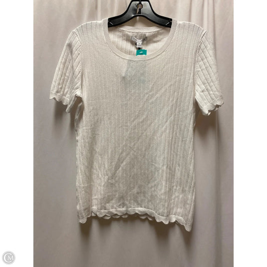 Top Short Sleeve By 41 Hawthorn In White, Size: M