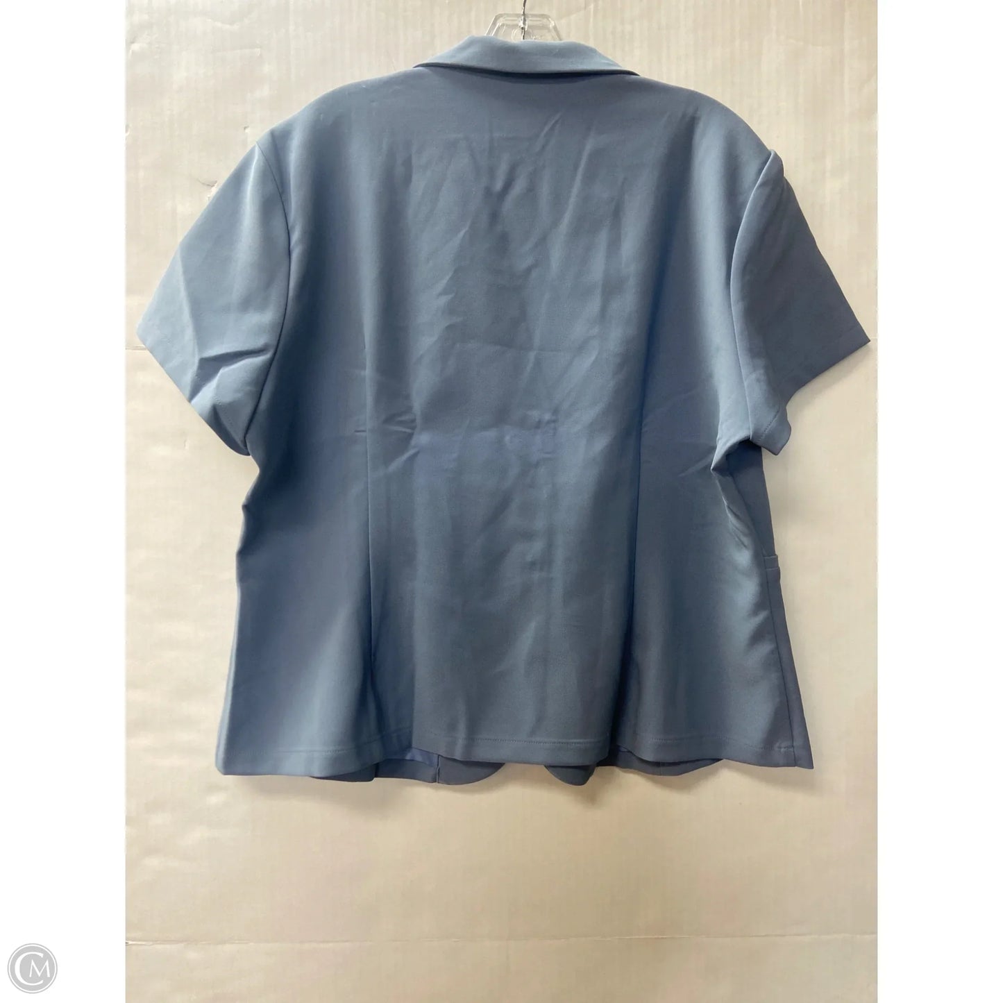 Skirt Suit 2pc By Allegra K In Blue, Size: Xxl