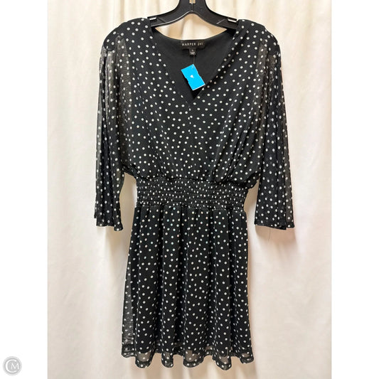 Dress Casual Midi By Harper In Black, Size: L
