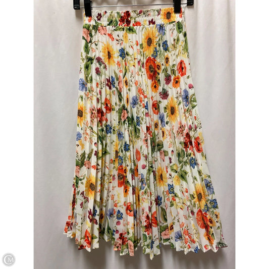 Skirt Mini & Short By Tahari In Floral Print, Size: Xsp