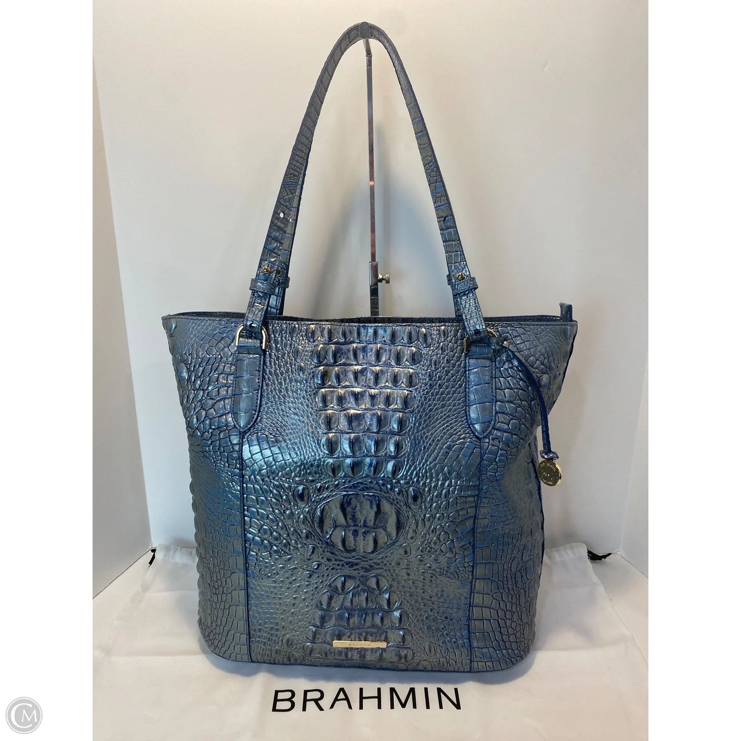 Handbag Designer By Brahmin, Size: Large