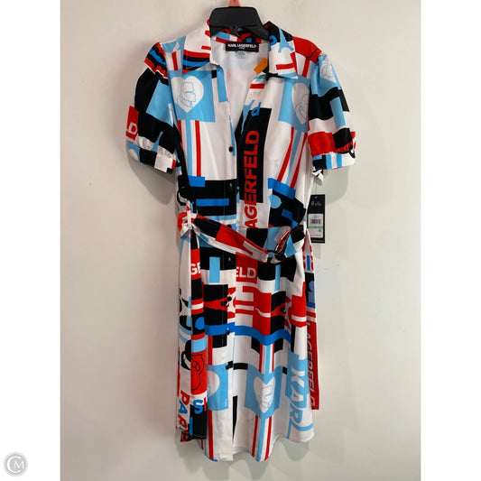 Dress Designer By Karl Lagerfeld In Multi-colored, Size: M