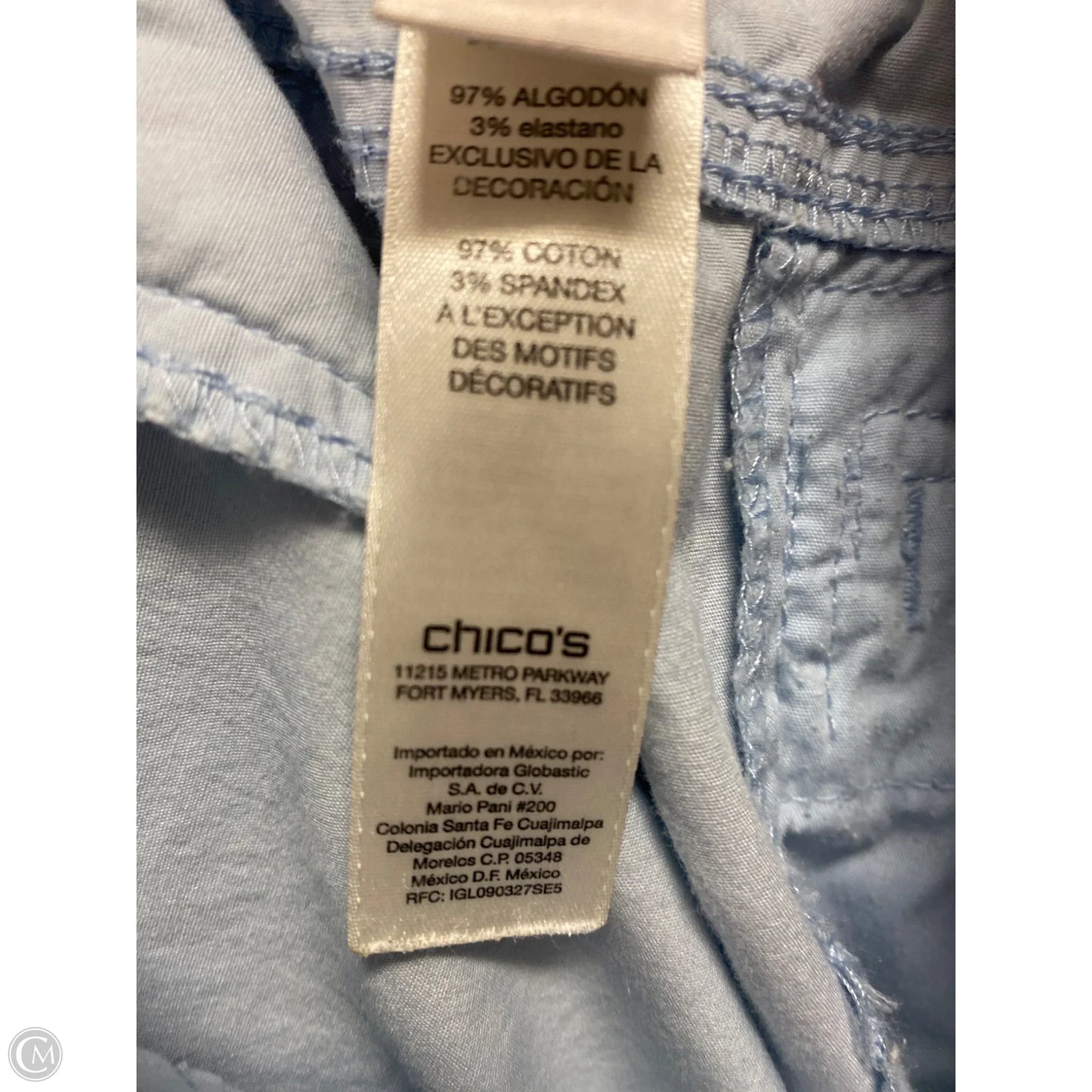 Pants Joggers By Chicos In Blue, Size: M