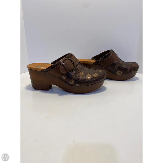 Shoes Heels Block By Bare Traps In Brown, Size: 10