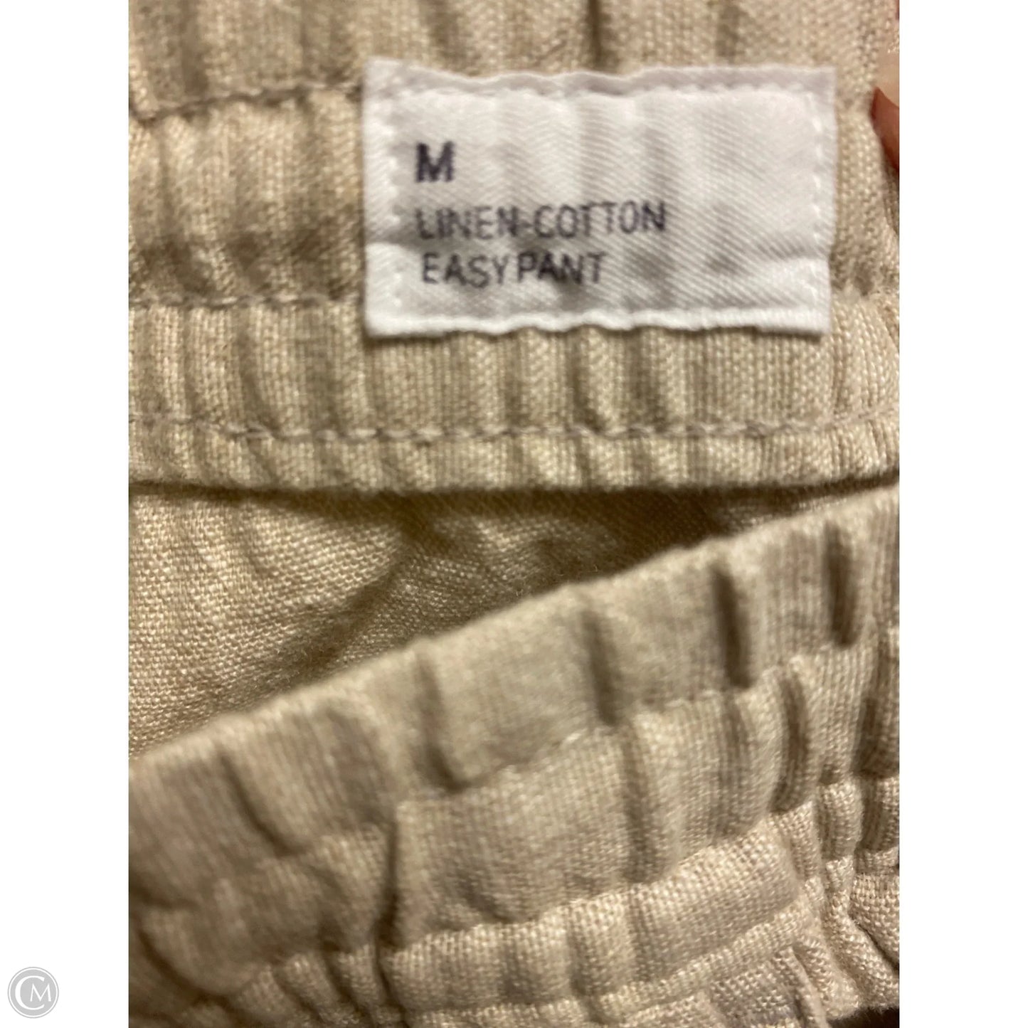 Pants Linen By Gap In Tan, Size: M