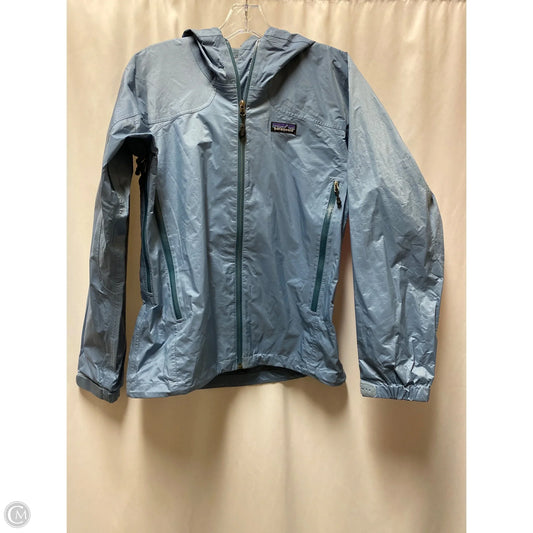 Jacket Windbreaker By Patagonia In Blue, Size: Xs