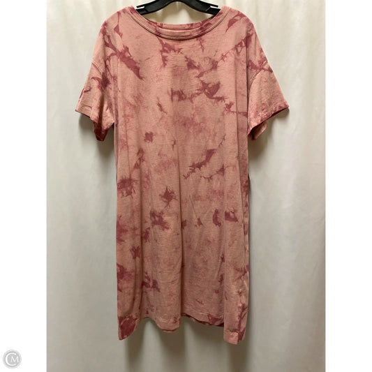 Dress Casual Midi By Old Navy In Pink, Size: L