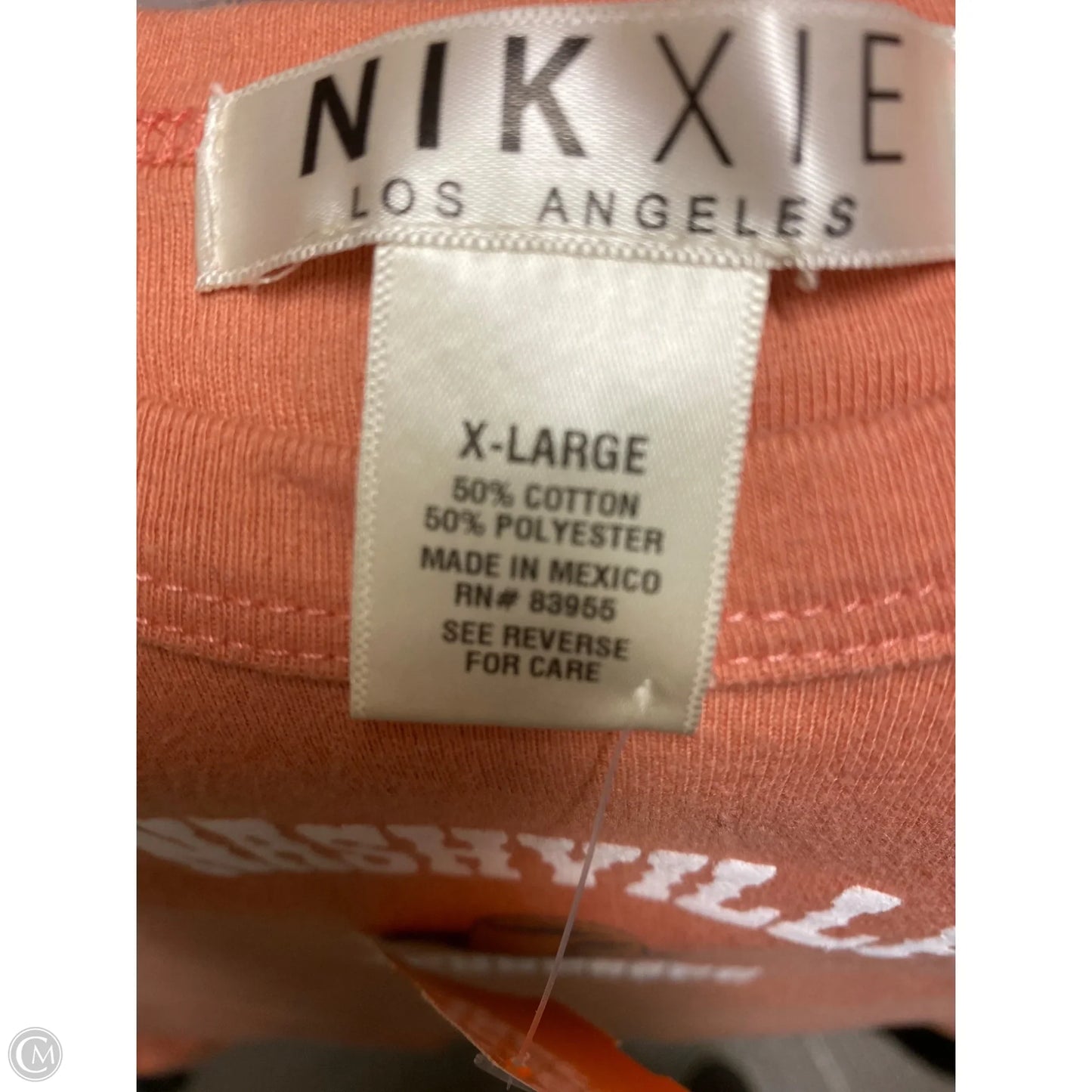 Top Sleeveless By Clothes Mentor In Peach, Size: Xl