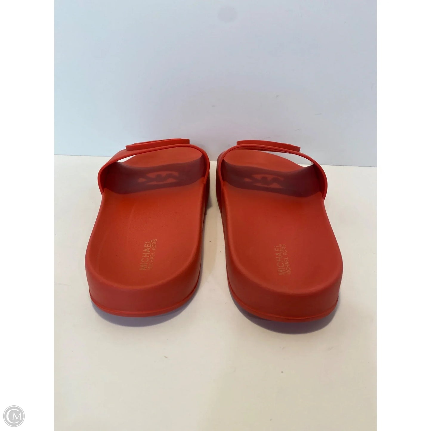 Sandals Flats By Michael By Michael Kors In Red, Size: 8