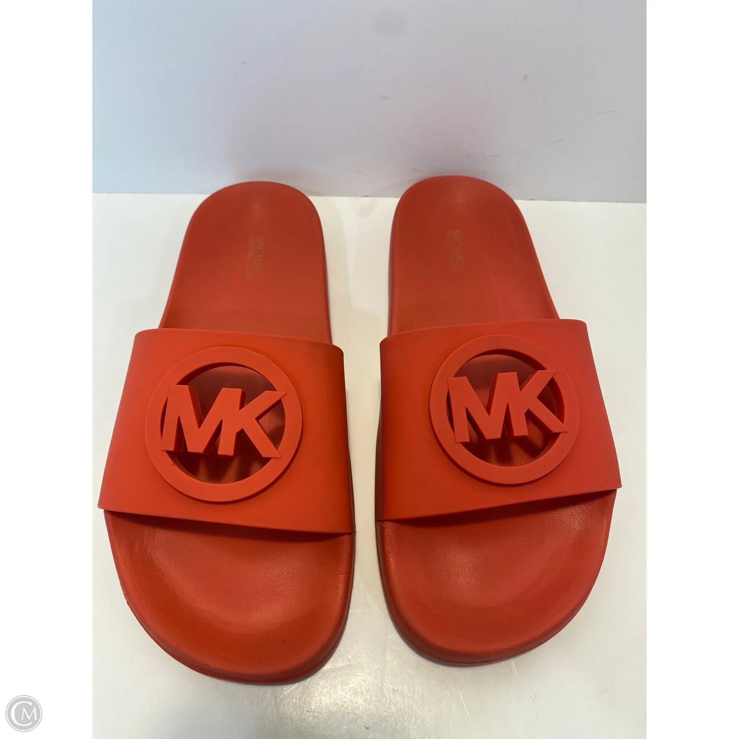 Sandals Flats By Michael By Michael Kors In Red, Size: 8