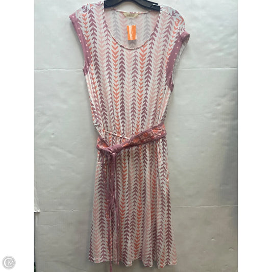 Dress Casual Midi By Matilda Jane In Pink, Size: M
