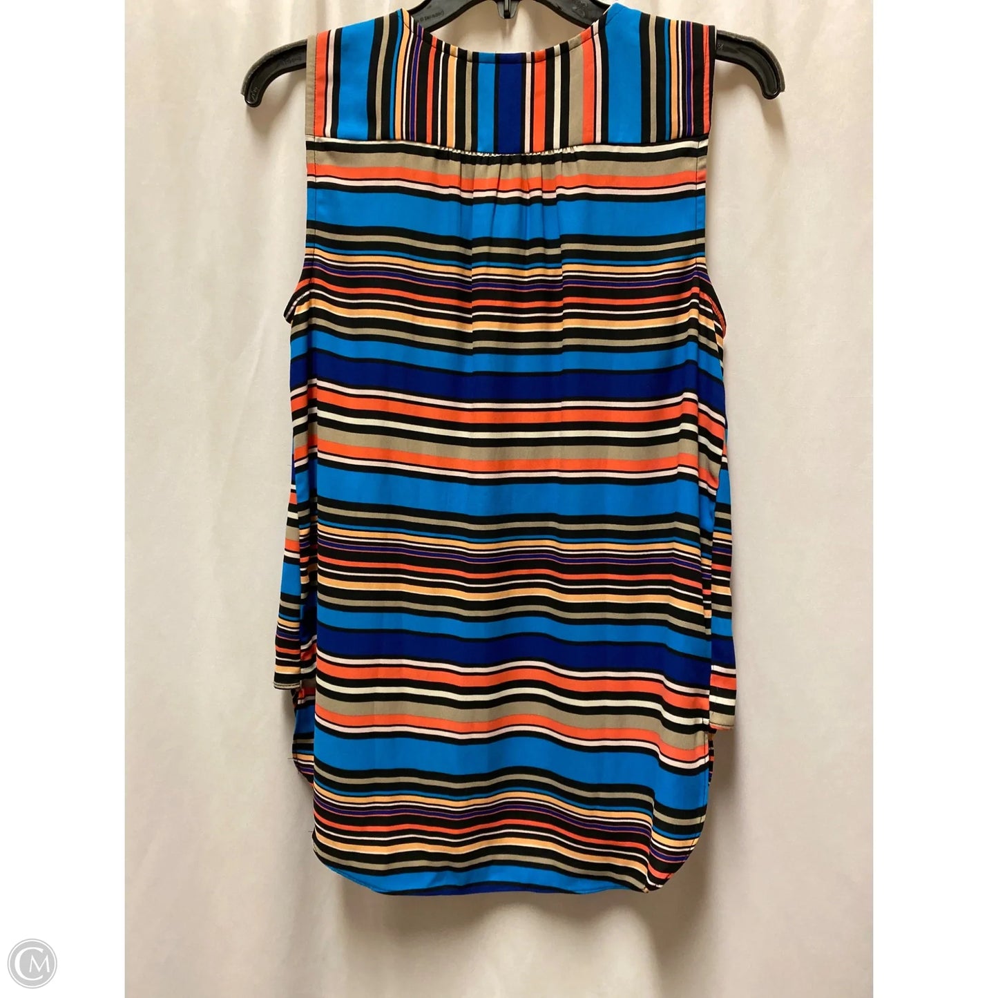 Top Sleeveless By Dana Buchman In Blue, Size: S
