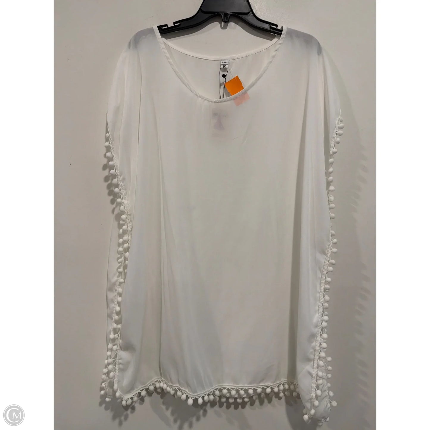 Swimwear Cover-up By Clothes Mentor In White, Size: Osfm