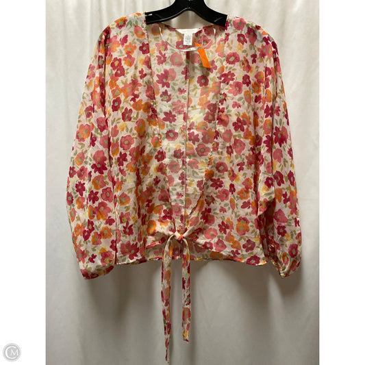 Swimwear Cover-up By Lc Lauren Conrad In Pink, Size: Osfm