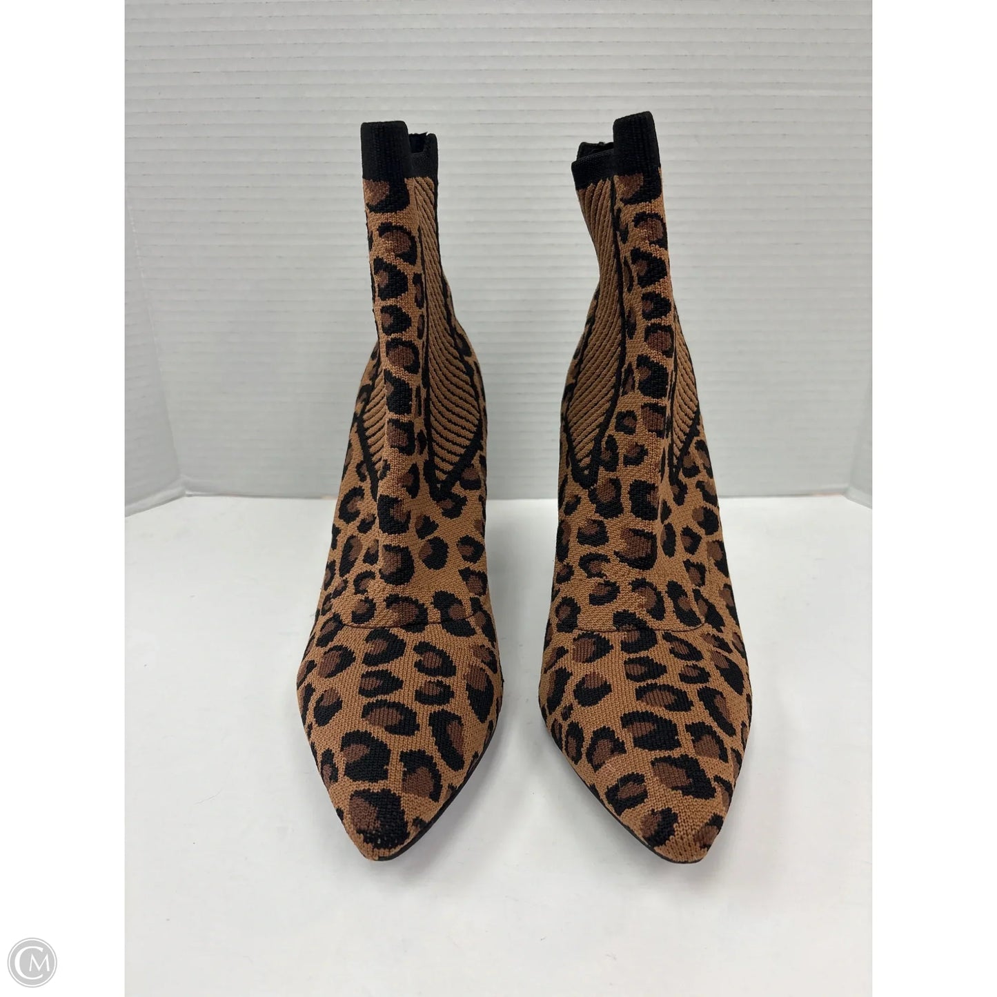 Boots Ankle Heels By Mia In Animal Print, Size: 10