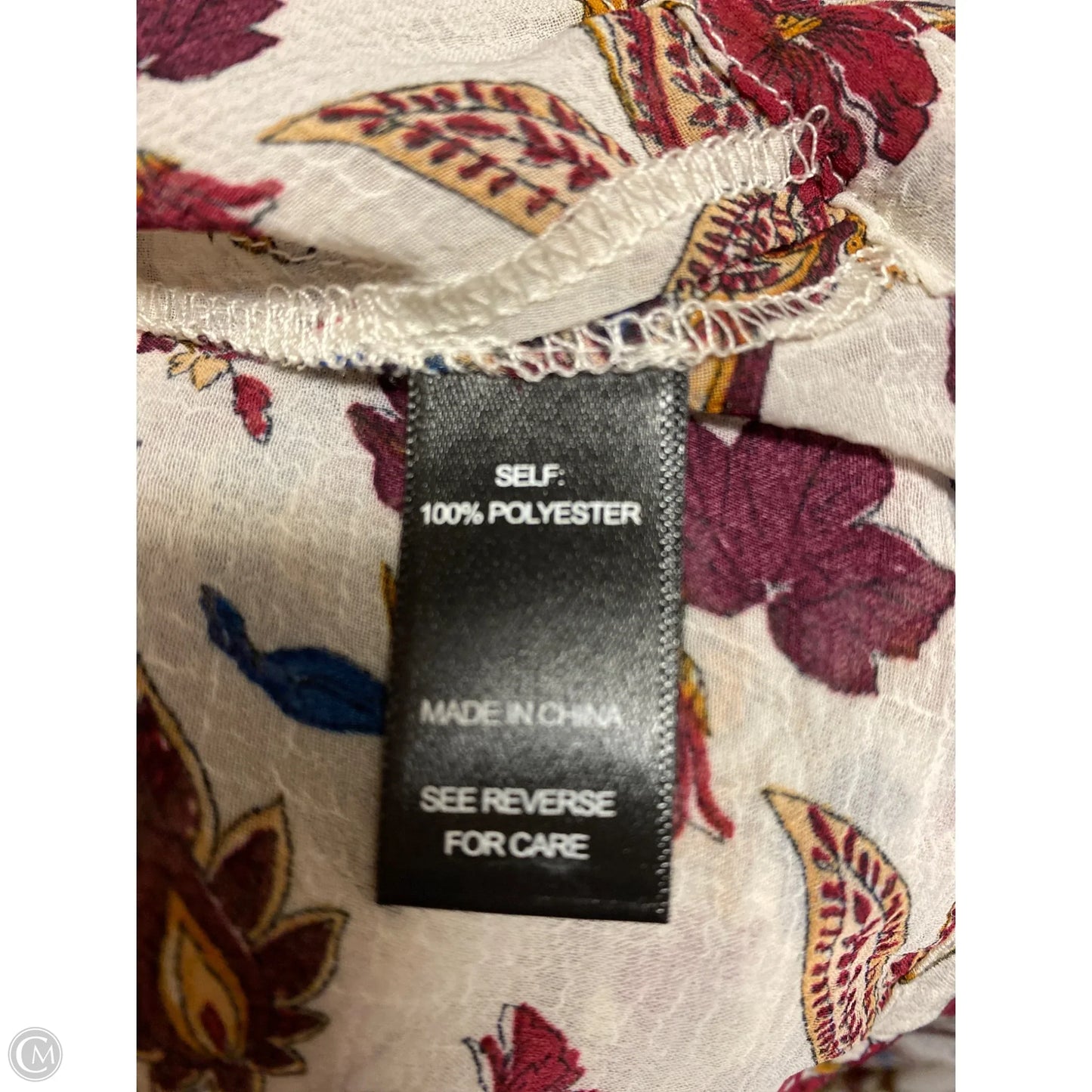 Swimwear Cover-up By Bke In Maroon, Size: S