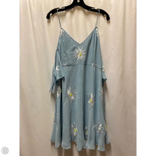 Dress Casual Midi By Asos In Blue, Size: L