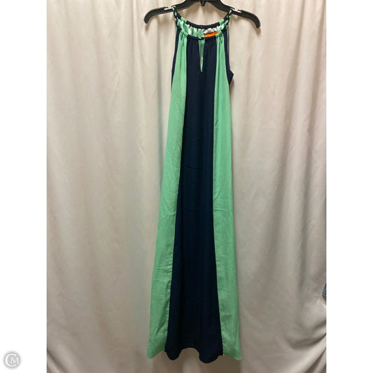 Dress Casual Maxi By New York And Co In Blue & Green, Size: Xs