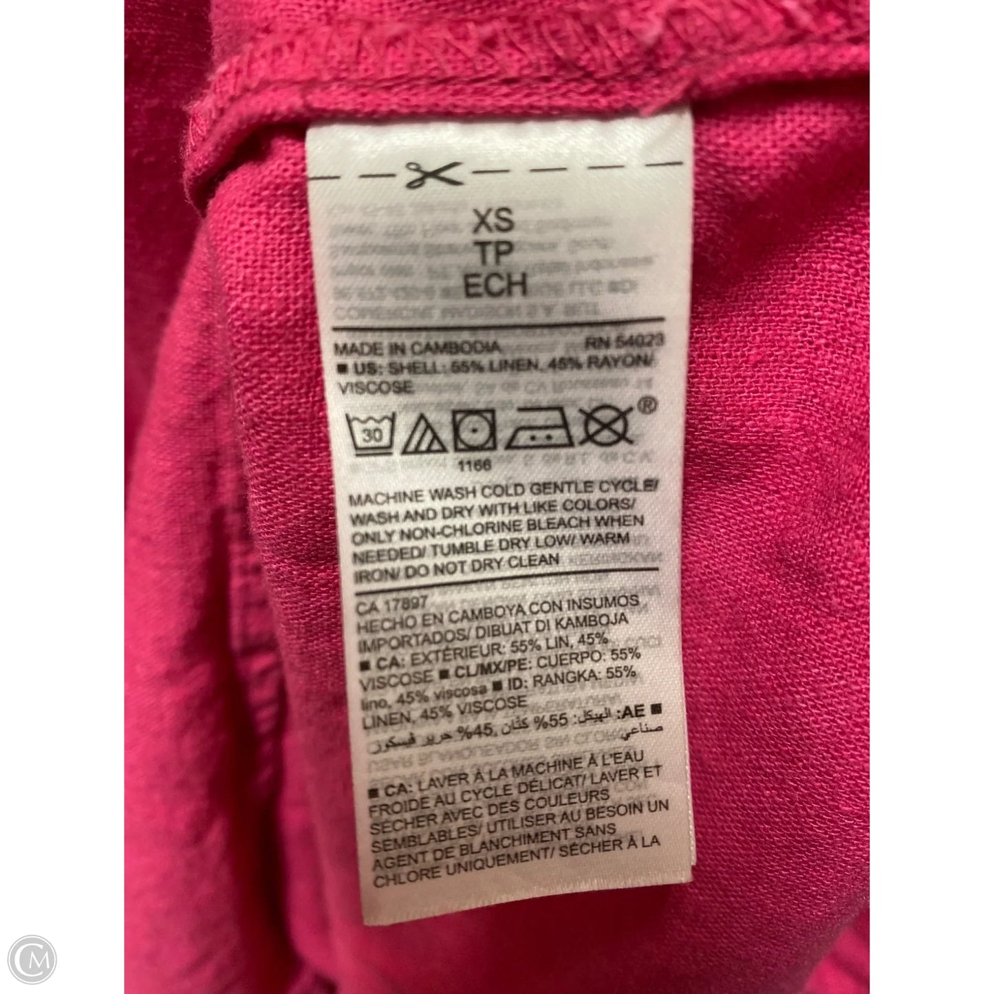 Dress Casual Midi By Old Navy In Pink, Size: Xs