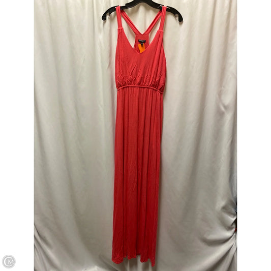 Dress Casual Maxi By Express In Pink, Size: Xs