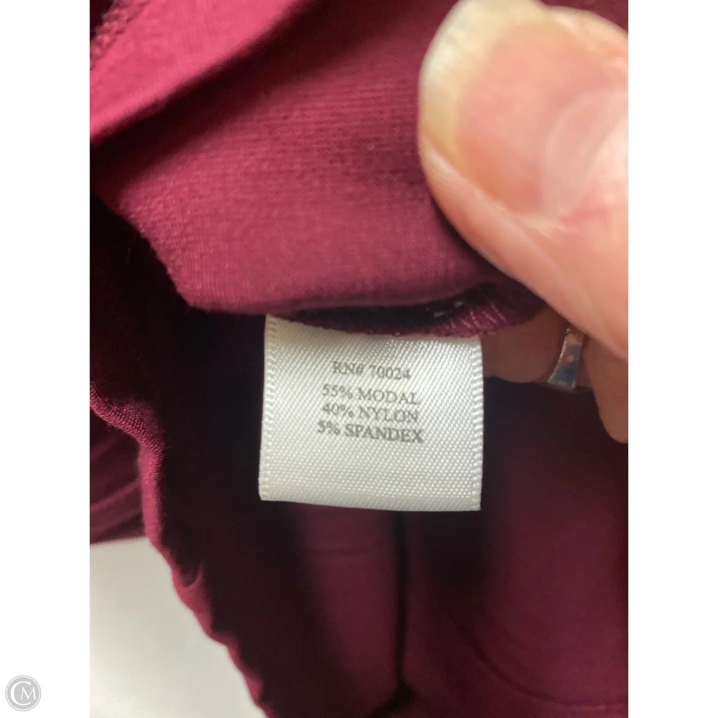 Dress Casual Short By Bobi In Maroon, Size: S