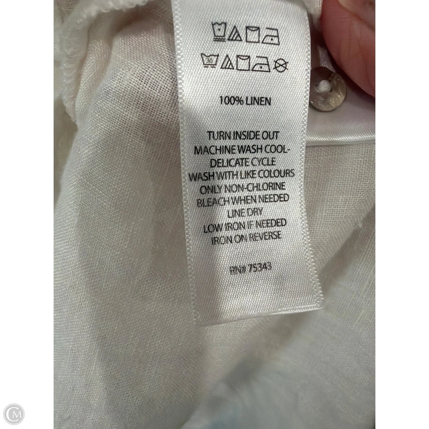 Swimwear Cover-up By Sigrid Olsen In White, Size: M