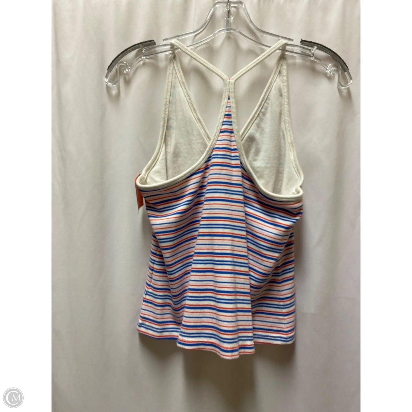 Top Sleeveless By Old Navy In Blue & Red, Size: L