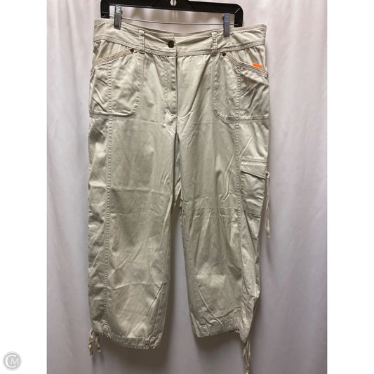 Capris By Charter Club In Tan, Size: 12