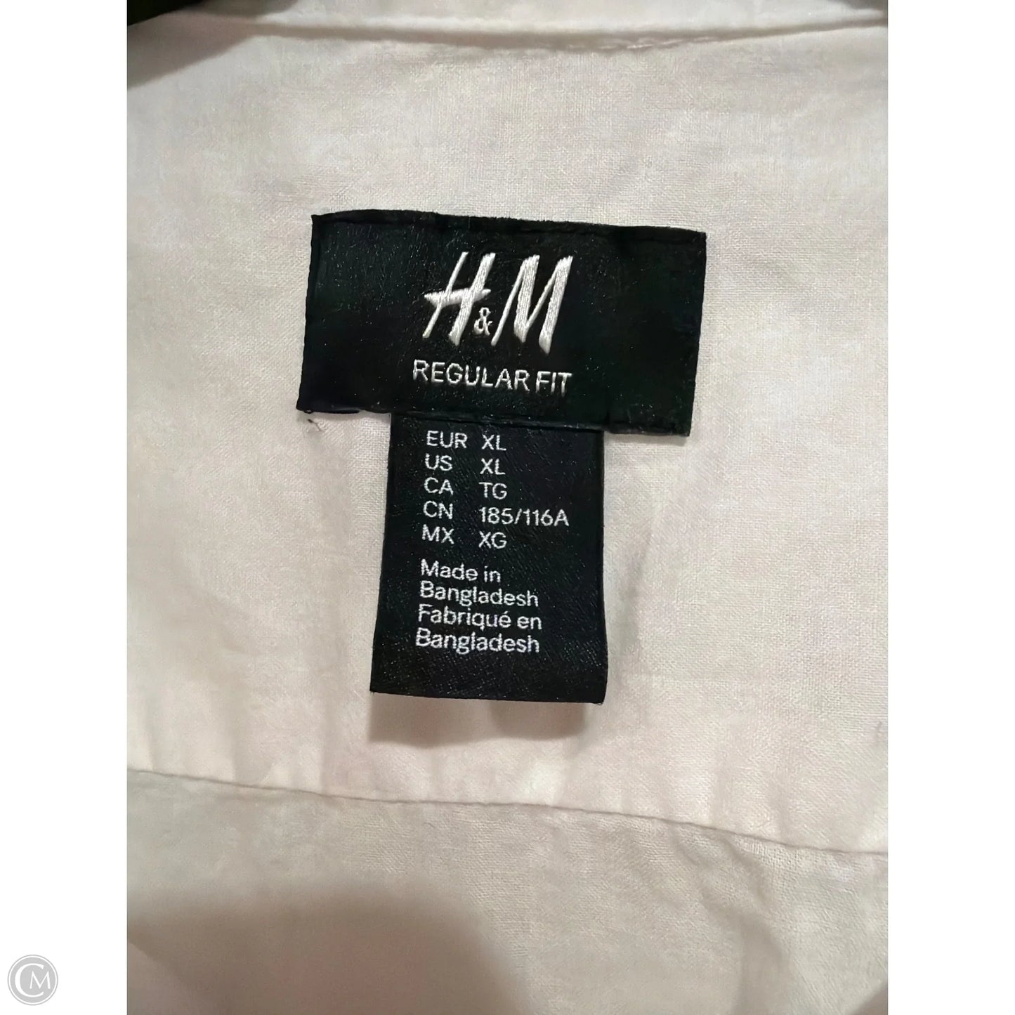 Top Long Sleeve By H&m In White, Size: Xl