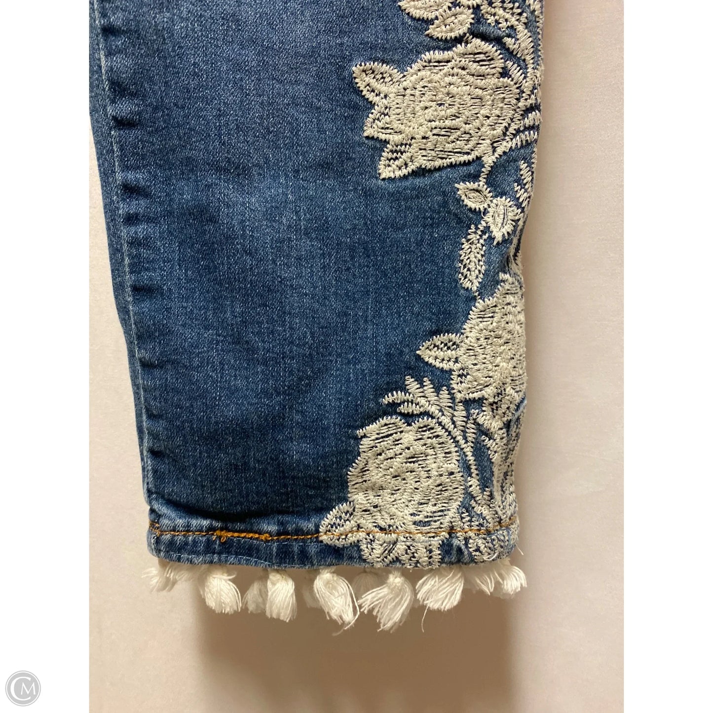 Jeans Straight By Clothes Mentor In Blue Denim, Size: 12